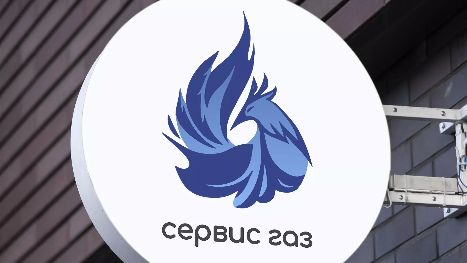 Создание логотипа «Сервис газ» в Биробиджане